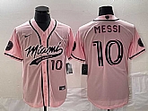 Men's Inter Miami CF #10 Lionel Messi Pink Cool Base Stitched Jersey,baseball caps,new era cap wholesale,wholesale hats